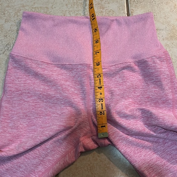ALO Yoga Alosoft High Waisted Lounge Leggings Parisian Pink Heather Size Small - Picture 8 of 16